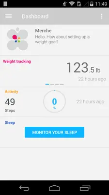 Withings Health Mate android App screenshot 4